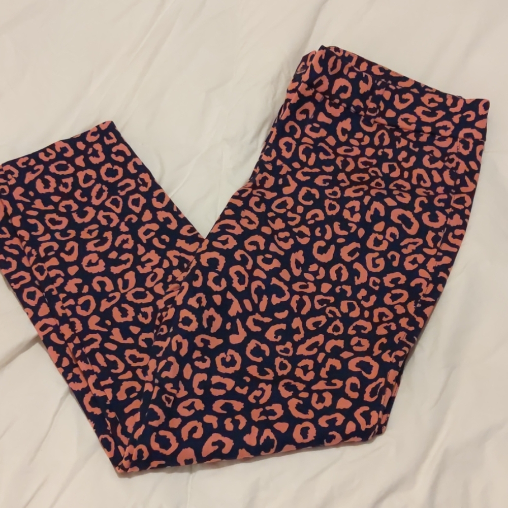 Pixie leopard print pants